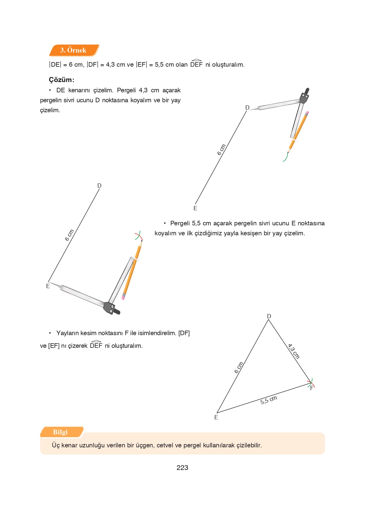 8. Sınıf Ada Matbaacılık Yayıncılık Matematik Ders Kitabı Sayfa 223 Cevapları