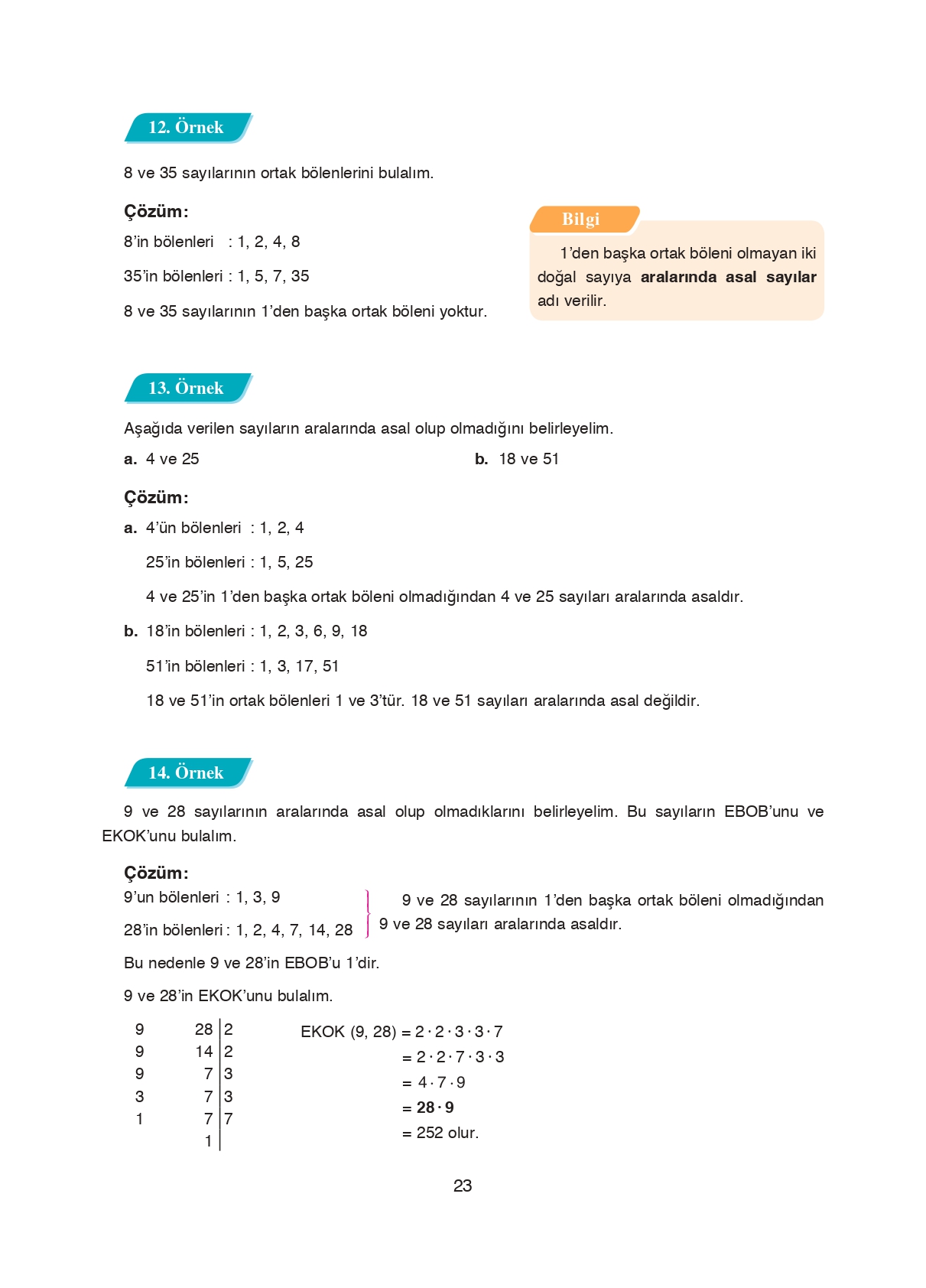 8. Sınıf Ada Matbaacılık Yayıncılık Matematik Ders Kitabı Sayfa 23 Cevapları