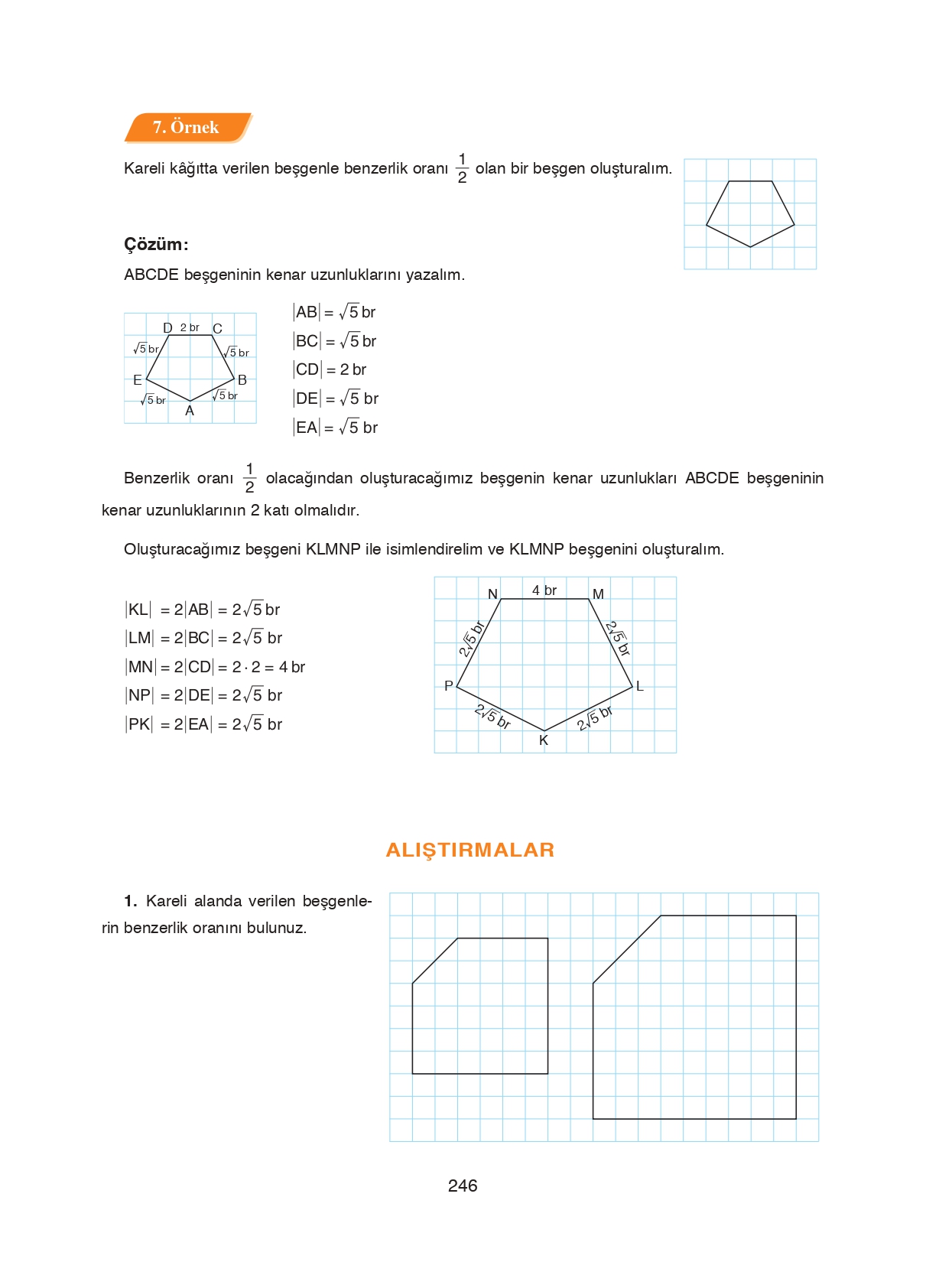 8. Sınıf Ada Matbaacılık Yayıncılık Matematik Ders Kitabı Sayfa 246 Cevapları