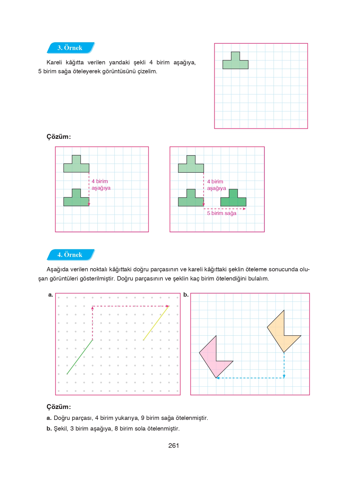 8. Sınıf Ada Matbaacılık Yayıncılık Matematik Ders Kitabı Sayfa 261 Cevapları