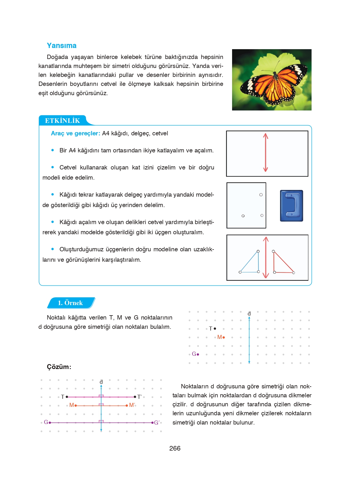 8. Sınıf Ada Matbaacılık Yayıncılık Matematik Ders Kitabı Sayfa 266 Cevapları