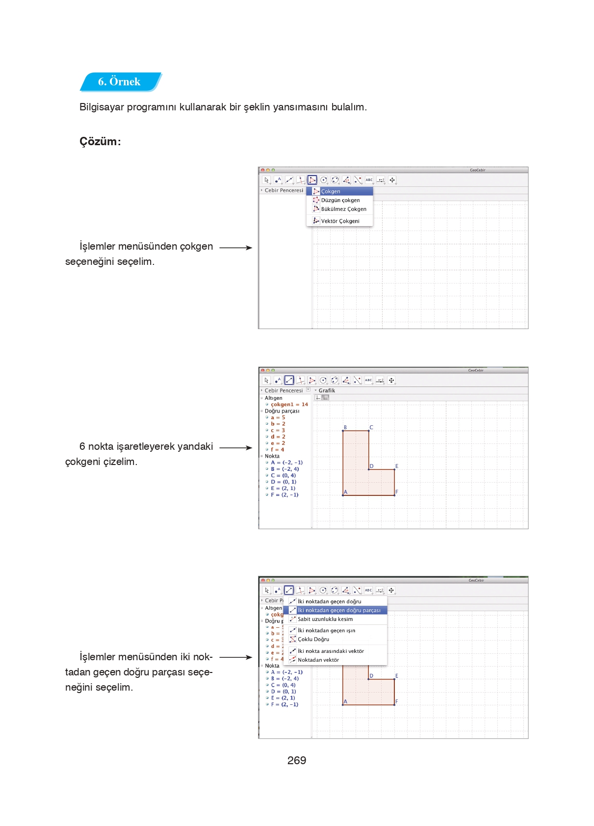 8. Sınıf Ada Matbaacılık Yayıncılık Matematik Ders Kitabı Sayfa 269 Cevapları