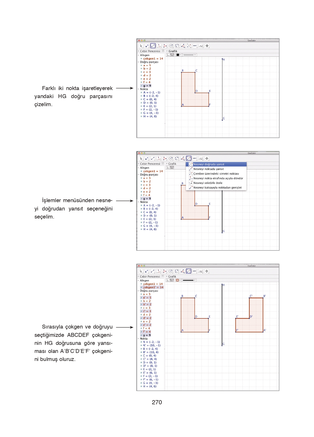 8. Sınıf Ada Matbaacılık Yayıncılık Matematik Ders Kitabı Sayfa 270 Cevapları