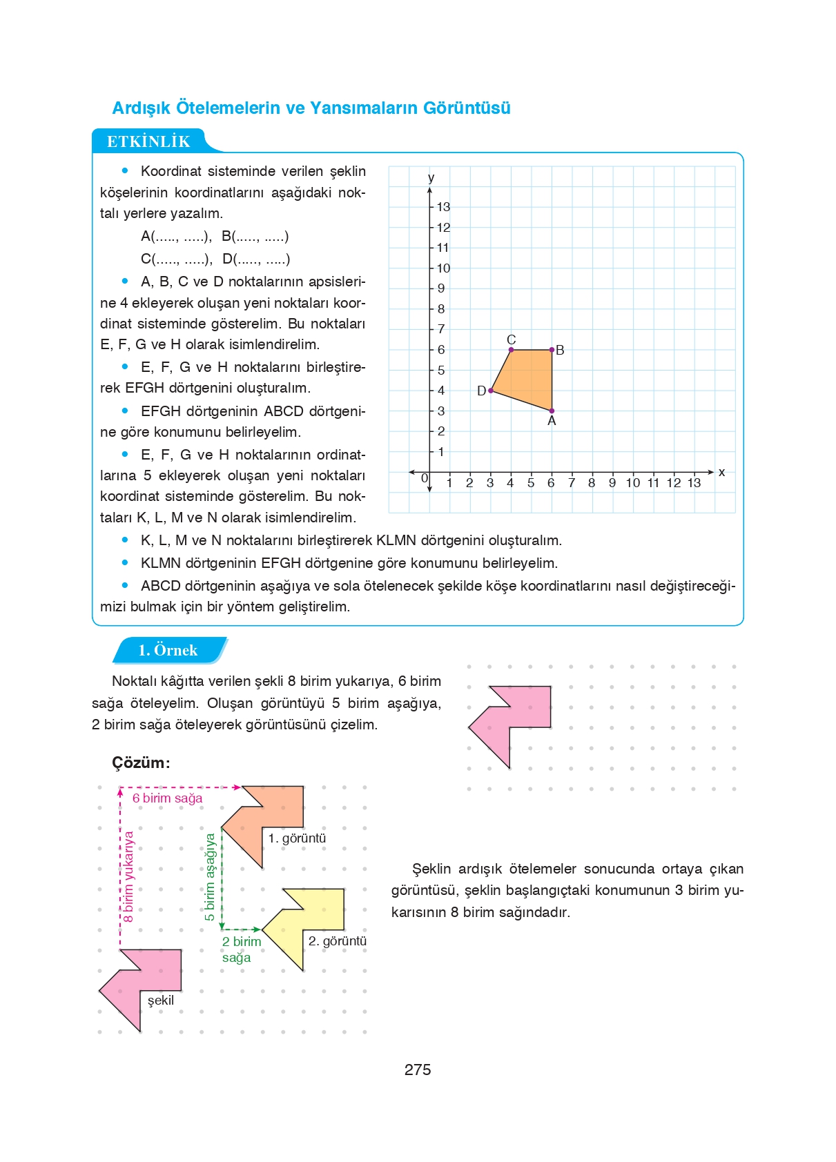 8. Sınıf Ada Matbaacılık Yayıncılık Matematik Ders Kitabı Sayfa 275 Cevapları