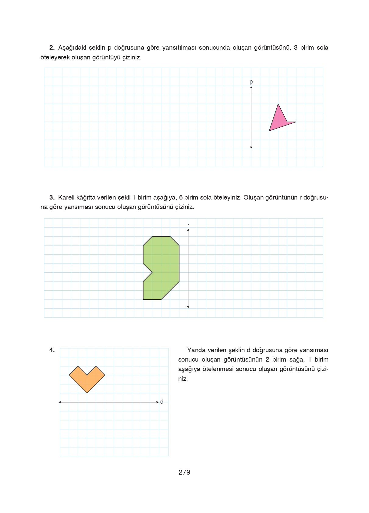 8. Sınıf Ada Matbaacılık Yayıncılık Matematik Ders Kitabı Sayfa 279 Cevapları