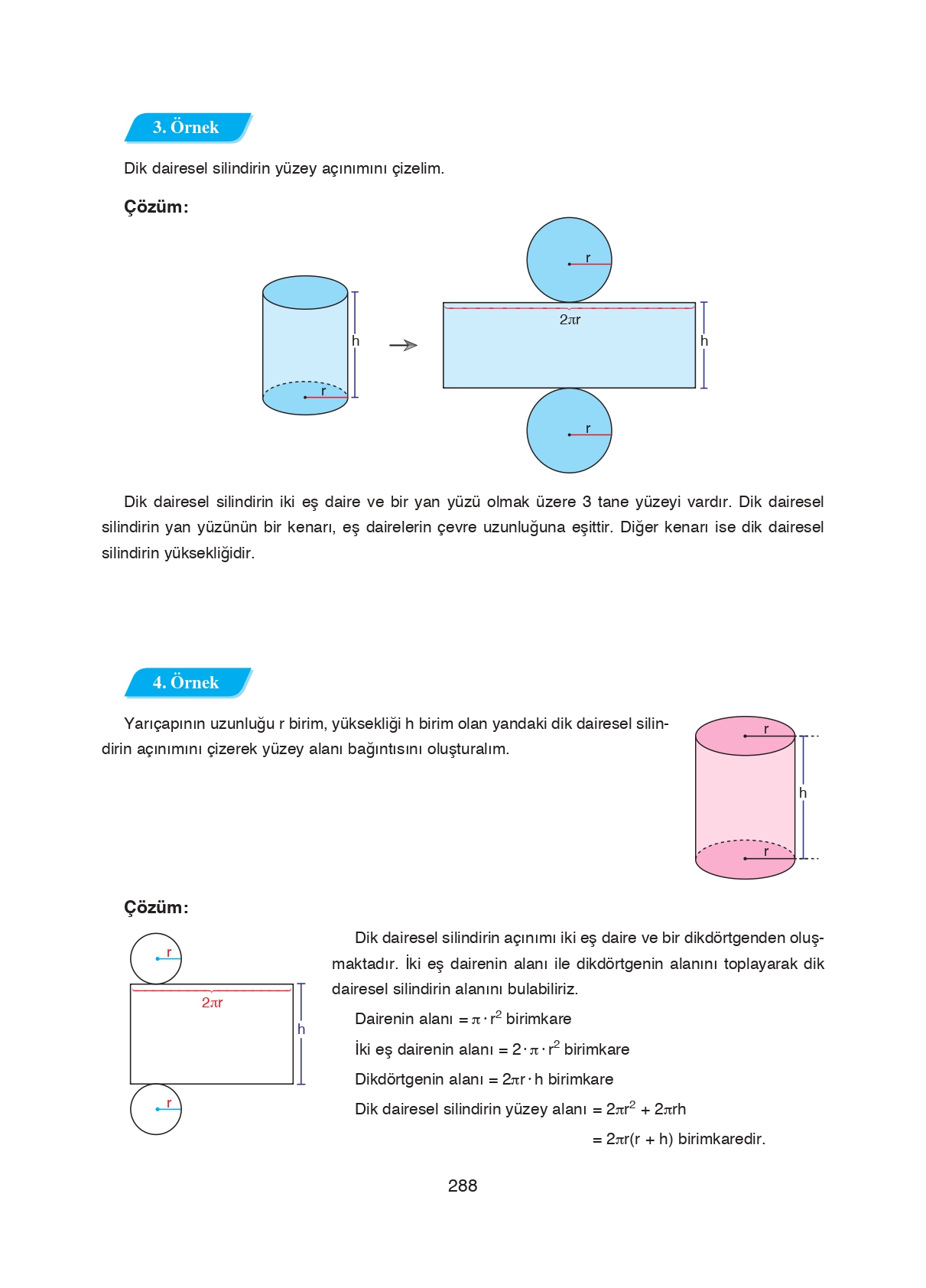 8. Sınıf Ada Matbaacılık Yayıncılık Matematik Ders Kitabı Sayfa 288 Cevapları