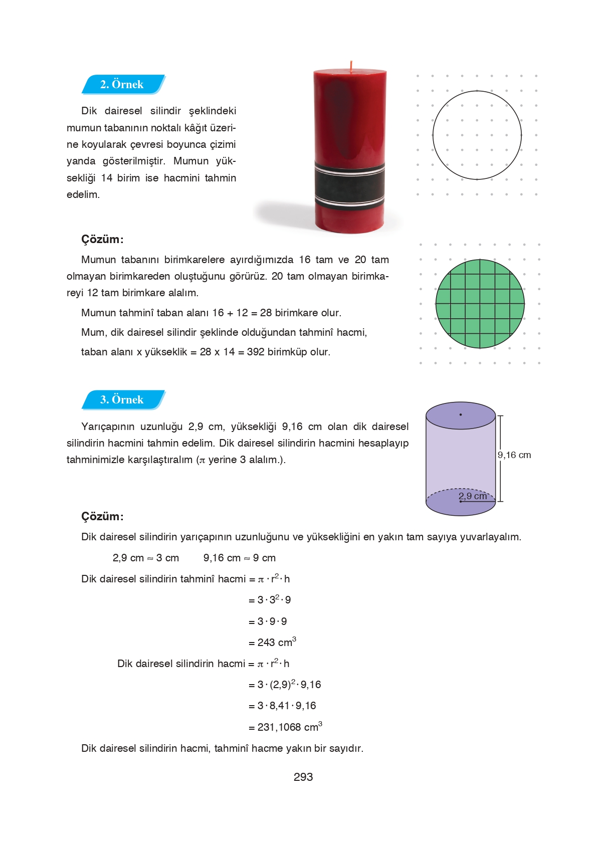 8. Sınıf Ada Matbaacılık Yayıncılık Matematik Ders Kitabı Sayfa 293 Cevapları