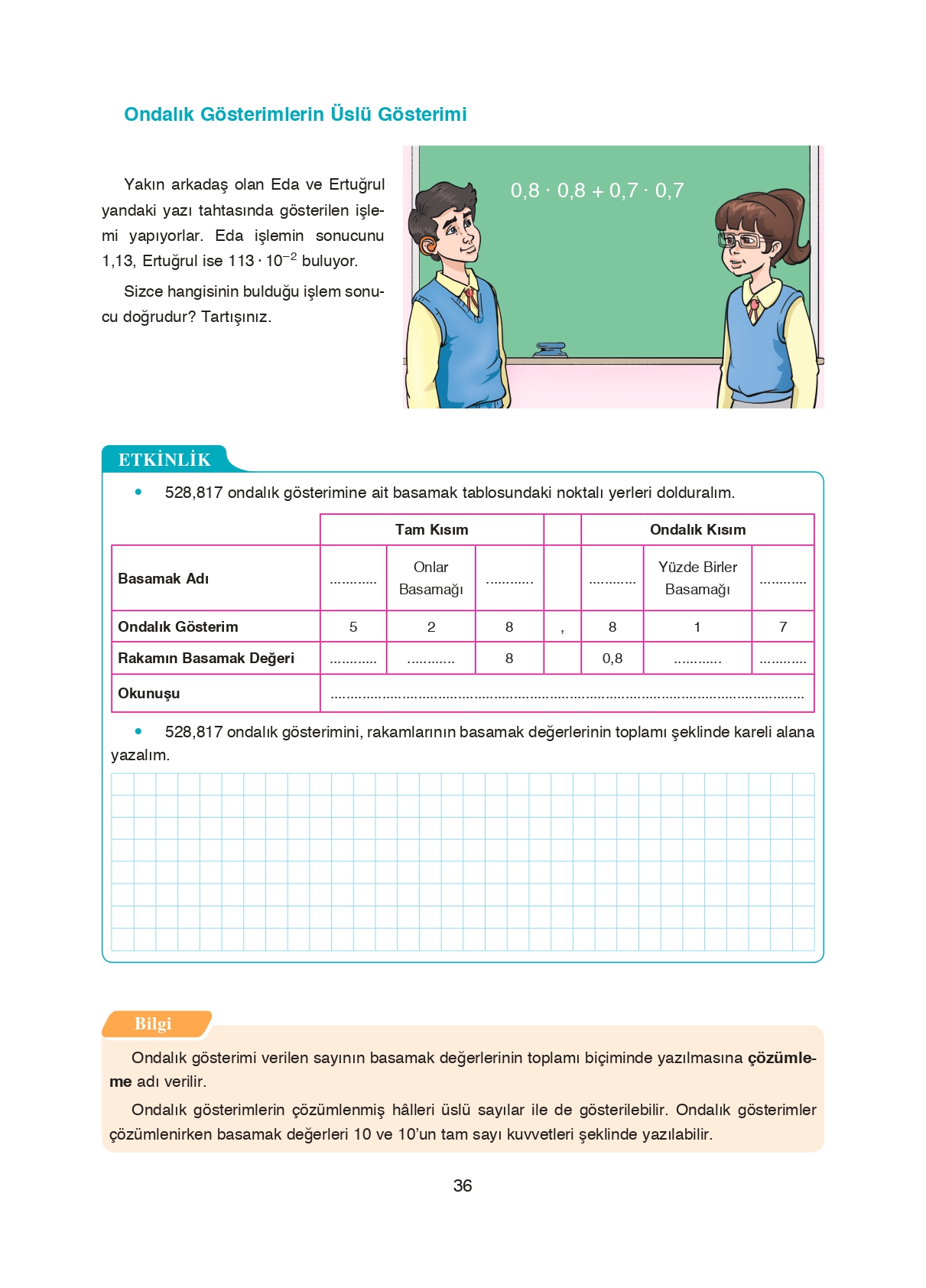 8. Sınıf Ada Matbaacılık Yayıncılık Matematik Ders Kitabı Sayfa 36 Cevapları