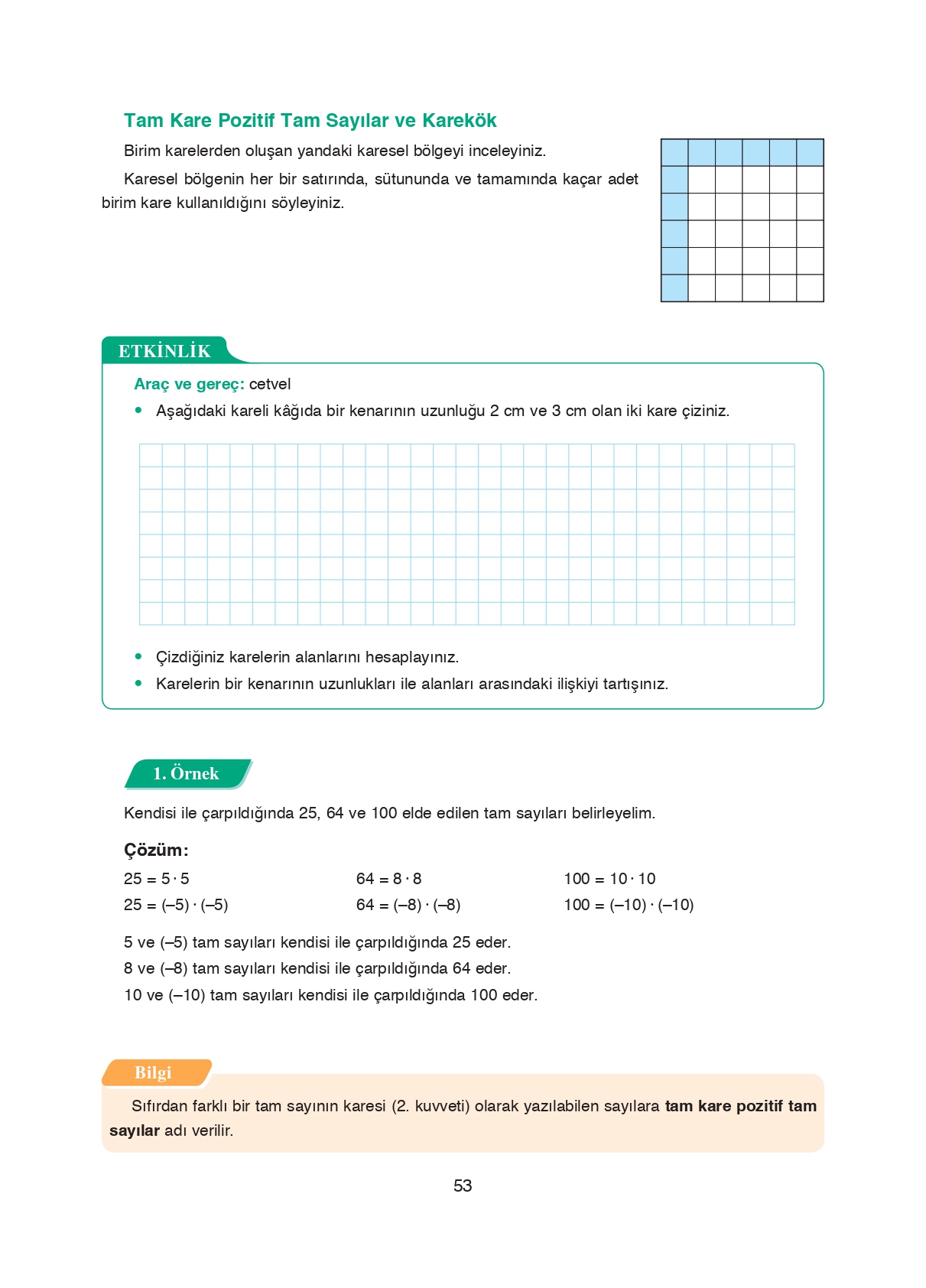 8. Sınıf Ada Matbaacılık Yayıncılık Matematik Ders Kitabı Sayfa 53 Cevapları