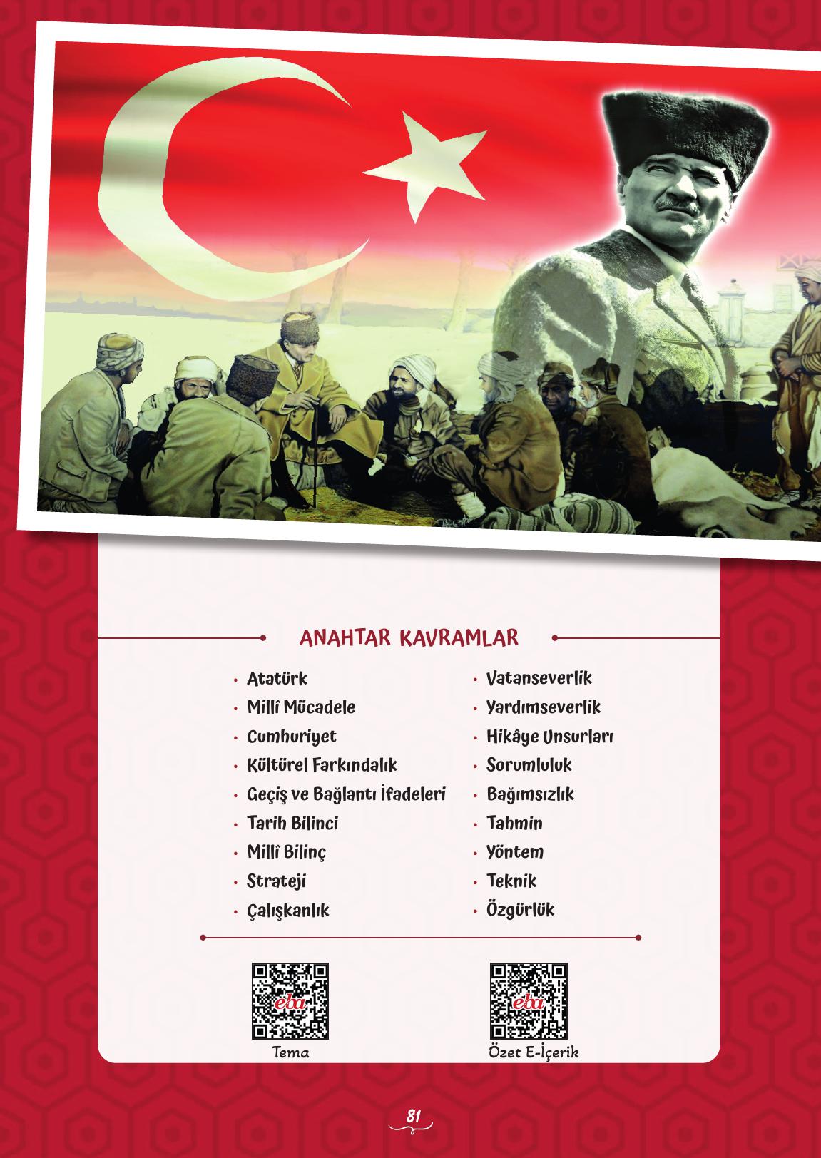 5. Sınıf Meb Yayınları Türkçe 1. Kitap Ders Kitabı Sayfa 81 Cevapları